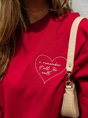 Taylor Swift “I Remember It All Too Well” Crewneck